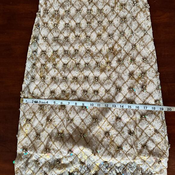 NWT Anthropologie Dress Sz XS Mini Crystal Embellished Evening Shift - Picture 11 of 12